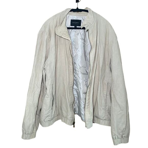 Beige Banana Republic - Bomber Jacket - Size XL - Picture 1 of 15